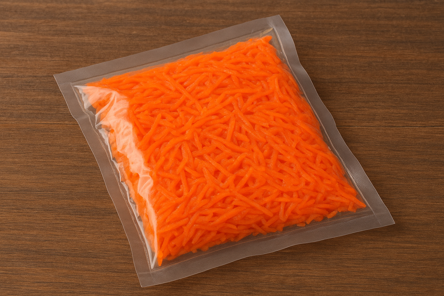 carottes râpées sous vide